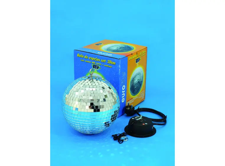 EUROLITE Mirror ball 20cm with MD-1015 motor 